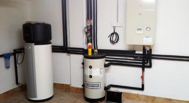 Chalets adosados con aerotermia calefacción por suelo radiante Toshiba