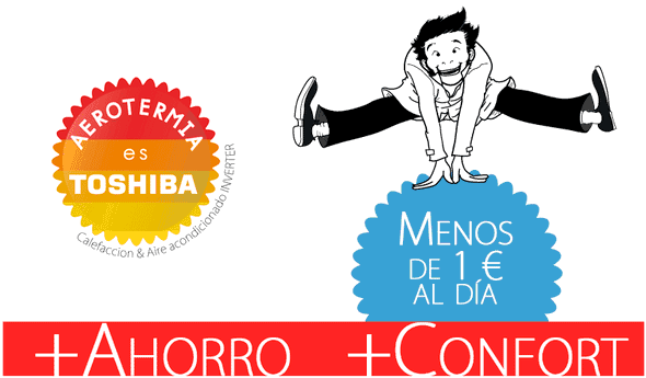 Consumo en calefacción menor a 1 euro al día