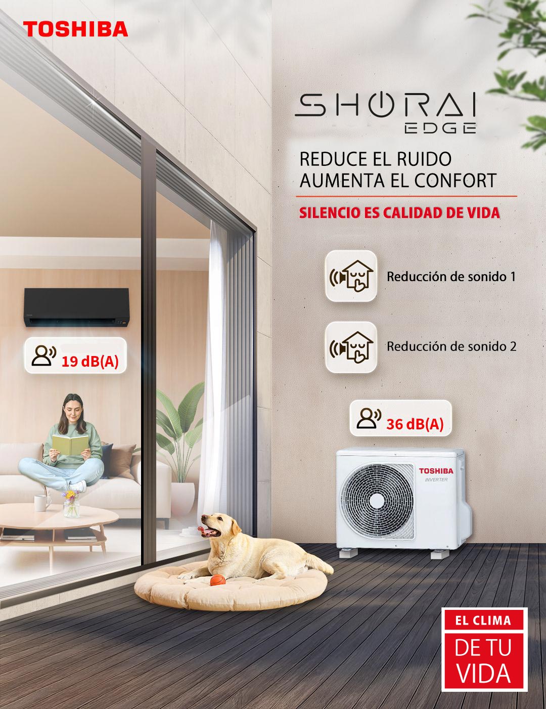Aire acondicionado silencioso Toshiba