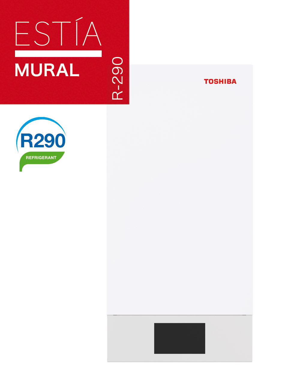 Sistema aerotermia mural R290